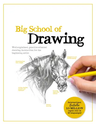 Große Schule des Zeichnens: Gut erklärter, praxisorientierter Zeichenunterricht für den angehenden Künstler - Big School of Drawing: Well-Explained, Practice-Oriented Drawing Instruction for the Beginning Artist