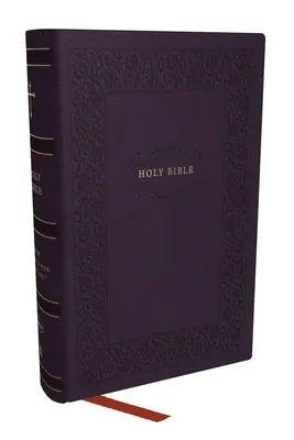 NKJV Compact Paragraph-Stil Bibel W / 43.000 Querverweise, lila Lederweich, rote Buchstaben, Komfortdruck: Heilige Bibel, Neue King James Version: Heilige - NKJV Compact Paragraph-Style Bible W/ 43,000 Cross References, Purple Leathersoft, Red Letter, Comfort Print: Holy Bible, New King James Version: Holy
