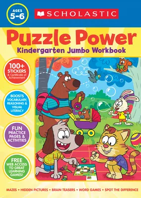 Puzzle Power Kindergarten Jumbo Arbeitsbuch - Puzzle Power Kindergarten Jumbo Workbook