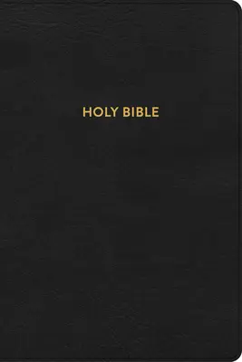 KJV Regenbogen Studienbibel, Schwarzer Lederbezug, Indexiert - KJV Rainbow Study Bible, Black Leathertouch, Indexed