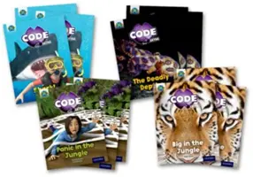 Projekt X CODE Extra: Green Book Band, Oxford Level 5: Jungle Trail und Shark Dive, Klassenpackung mit 12 Stück - Project X CODE Extra: Green Book Band, Oxford Level 5: Jungle Trail and Shark Dive, Class pack of 12