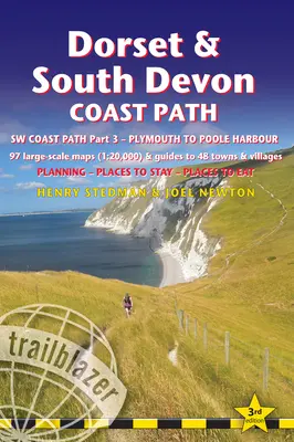 Dorset & South Devon Coast Path: (Sw Coast Path Teil 3) - Enthält 97 großformatige Wanderkarten und Führer zu 48 Städten und Dörfern - Planung, Orte zum - Dorset & South Devon Coast Path: (Sw Coast Path Part 3) - Includes 97 Large-Scale Walking Maps & Guides to 48 Towns and Villages - Planning, Places to