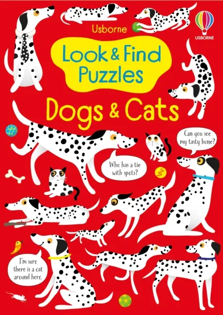 Puzzles zum Suchen und Finden von Hunden und Katzen - Look and Find Puzzles Dogs and Cats