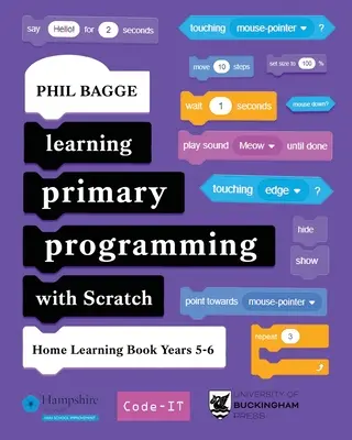 Programmieren lernen in der Grundschule mit Scratch (Lernbuch für zu Hause, Klasse 5-6) - Learning Primary Programming with Scratch (Home Learning Book Years 5-6)
