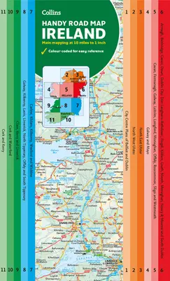 Karte von Irland Handy: Ideal für die Routenplanung - Map of Ireland Handy: Ideal for Route Planning