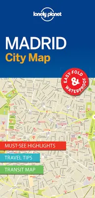 Lonely Planet Madrid Stadtplan 1 - Lonely Planet Madrid City Map 1