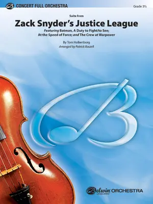 Zack Snyder's Justice League: Featuring: Batman, a Duty to Fight / To See; At the Speed of Force; And the Crew at Warpower, Dirigentenpartitur & Stimmen - Zack Snyder's Justice League: Featuring: Batman, a Duty to Fight / To See; At the Speed of Force; And the Crew at Warpower, Conductor Score & Parts