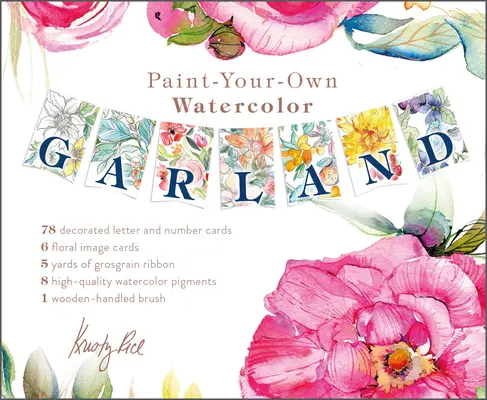 Aquarell-Girlande zum Selbermalen: Illustrationen von Kristy Rice - Paint-Your-Own Watercolor Garland: Illustrations by Kristy Rice