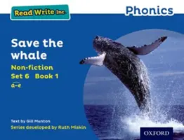 Lesen-Schreiben-Inc. Phonics: Blaues Set 6 Sachbücher 1 Rettet den Wal - Read Write Inc. Phonics: Blue Set 6 Non-fiction 1 Save the Whale