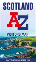 Schottland A-Z Besucher Karte - Scotland A-Z Visitors Map