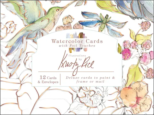 Aquarellkarten mit Folienverzierungen: Illustrationen von Kristy Rice - Watercolor Cards with Foil Touches: Illustrations by Kristy Rice