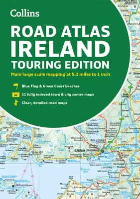 Straßenatlas Irland: Touring Edition A4 Taschenbuch - Road Atlas Ireland: Touring Edition A4 Paperback