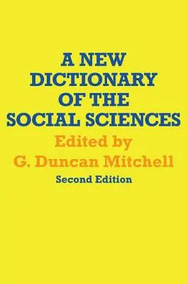 Ein neues Wörterbuch der Sozialwissenschaften - A New Dictionary of the Social Sciences