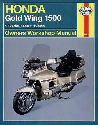 Honda Gl1500 Gold Wing Besitzer Reparaturhandbuch: 1988-2000 - Honda Gl1500 Gold Wing Owners Workshop Manual: 1988-2000