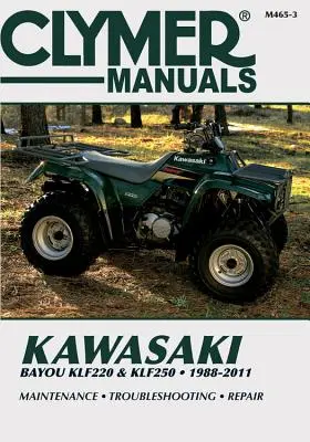 Kawasaki Bayou Klf220 & Klf250 ATV Reparaturhandbuch - Kawasaki Bayou Klf220 & Klf250 ATV Repair Manual