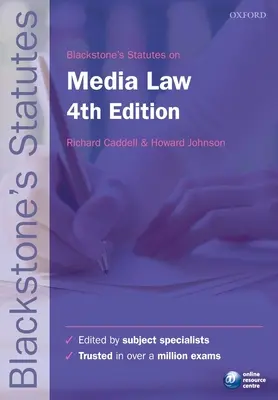 Blackstone's Statuten zum Medienrecht - Blackstone's Statutes on Media Law