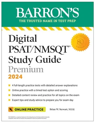 Digital Psat/NMSQT Study Guide Premium, 2024: 4 Übungstests + Umfassende Wiederholung + Online-Übung - Digital Psat/NMSQT Study Guide Premium, 2024: 4 Practice Tests + Comprehensive Review + Online Practice