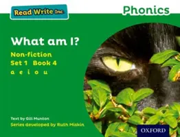 Lesen Schreiben Inc. Phonetik: Grünes Set 1 Sachbuch 4 Was bin ich? - Read Write Inc. Phonics: Green Set 1 Non-fiction 4 What Am I?