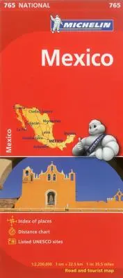 Michelin Karte Mexiko 765 - Michelin Map Mexico 765