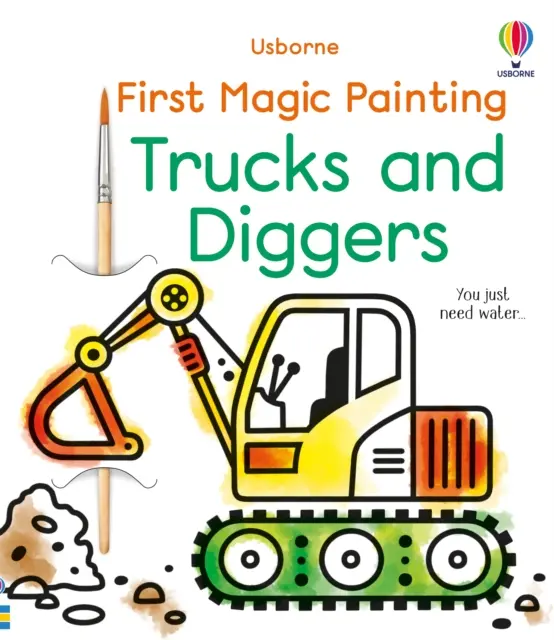 Erstes magisches Malbuch Trucks und Bagger - First Magic Painting Trucks and Diggers