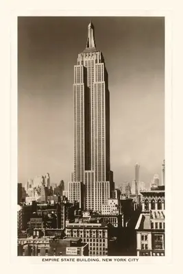 Oldtimer-Journal Empire State Building, New York City - Vintage Journal Empire State Building, New York City