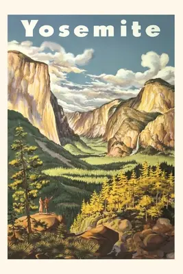 Jahrgangszeitschrift Trevel Poster für den Yosemite National Park - Vintage Journal Trevel Poster for Yosemite National Park