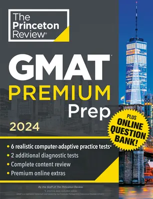 Princeton Review GMAT Premium Prep, 2024: 6 computergestützte Übungstests + Online-Fragenbank + Wiederholung & Techniken - Princeton Review GMAT Premium Prep, 2024: 6 Computer-Adaptive Practice Tests + Online Question Bank + Review & Techniques