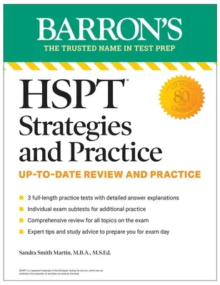 HSPT-Strategien und Praxis, Zweite Auflage: 3 Übungstests + Umfassende Wiederholung + Übung + Strategien - HSPT Strategies and Practice, Second Edition: 3 Practice Tests + Comprehensive Review + Practice + Strategies