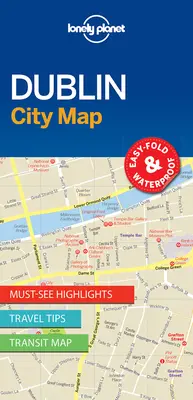 Lonely Planet Dublin Stadtplan 1 - Lonely Planet Dublin City Map 1