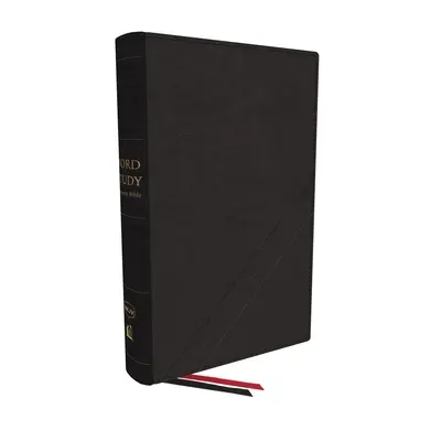 Nkjv, Wortstudienbibel, Gebundenes Leder, Schwarz, Rote Schrift, Komfortdruck: 2.000 Stichwörter, die den Sinn der Bibel erschließen - Nkjv, Word Study Reference Bible, Bonded Leather, Black, Red Letter, Comfort Print: 2,000 Keywords That Unlock the Meaning of the Bible