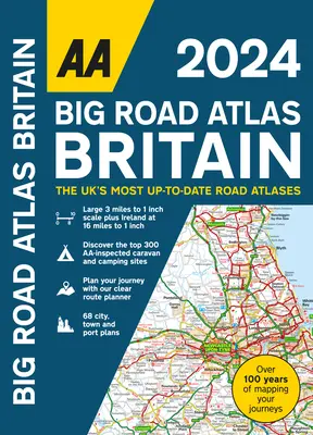 AA Großer Straßenatlas Großbritannien 2023 Spiralbuch - AA Big Road Atlas Britain 2023 Spiral