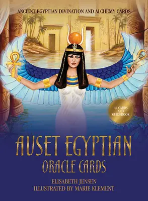 Auset Ägyptische Orakelkarten: Altägyptische Wahrsage- und Alchemiekarten (44 vollfarbige Karten und 112-seitiger Leitfaden) - Auset Egyptian Oracle Cards: Ancient Egyptian Divination and Alchemy Cards (44 Full-Color Cards and 112-Page Guidebook)