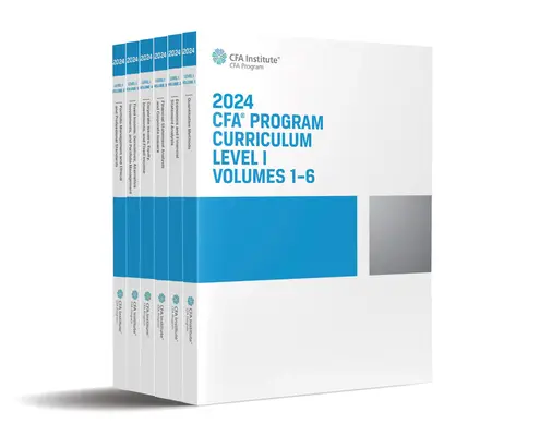 2024 Cfa Programm Lehrplan Stufe I Box Set - 2024 Cfa Program Curriculum Level I Box Set