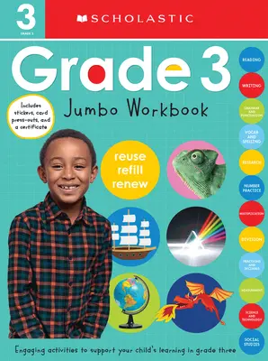 Jumbo-Arbeitsheft für die dritte Klasse: Scholastic Early Learners (Jumbo Arbeitsbuch) - Third Grade Jumbo Workbook: Scholastic Early Learners (Jumbo Workbook)