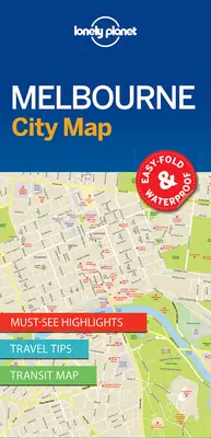 Lonely Planet Melbourne Stadtplan 1 - Lonely Planet Melbourne City Map 1