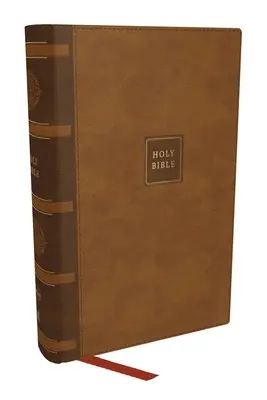 NKJV Kompakte Bibel im Absatzstil mit 43.000 Querverweisen, braun, lederweich, rote Schrift, Komfortdruck: Heilige Bibel, Neue King James Version: Heilige - NKJV Compact Paragraph-Style Bible W/ 43,000 Cross References, Brown Leathersoft, Red Letter, Comfort Print: Holy Bible, New King James Version: Holy