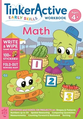 Tinkeractive Early Skills Mathe Arbeitsbuch ab 4 Jahren - Tinkeractive Early Skills Math Workbook Ages 4+