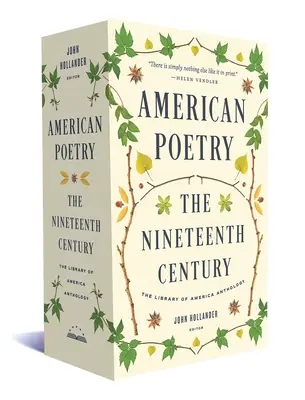 Amerikanische Poesie: Das Neunzehnte Jahrhundert: Eine Bibliothek von Amerika Boxed Set - American Poetry: The Nineteenth Century: A Library of America Boxed Set