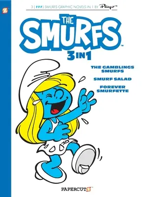 Schlümpfe 3 in 1 Bd. 9: Die spielenden Schlümpfe, Schlumpfsalat und Für immer Schlumpfine - Smurfs 3 in 1 Vol. 9: Collecting the Gambling Smurfs, Smurf Salad and Forever Smurfette