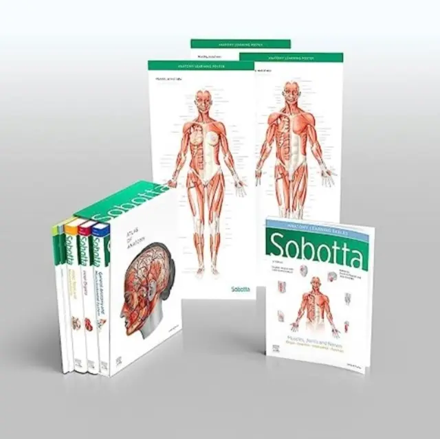 Sobotta Atlas der Anatomie, Paket, 17. Auflage, Englisch/Latein - Allgemeine Anatomie und Bewegungsapparat; Innere Organe; Kopf, Hals und Neuroanatomie - Sobotta Atlas of Anatomy, Package, 17th ed., English/Latin - General Anatomy and Musculoskeletal System; Internal Organs; Head, Neck and Neuroanatomy