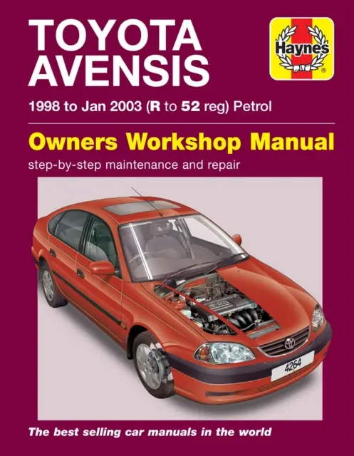 Toyota Avensis Benziner (98 - Jan 03) Haynes Reparaturhandbuch - Toyota Avensis Petrol (98 - Jan 03) Haynes Repair Manual