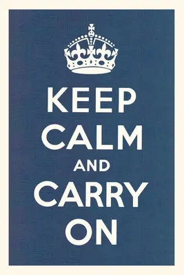 Vintage Journal Ruhig bleiben und weitermachen - Vintage Journal Keep Calm and Carry On