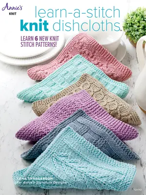 Learn-A-Stitch Knit Geschirrtücher - Learn-A-Stitch Knit Dishcloths