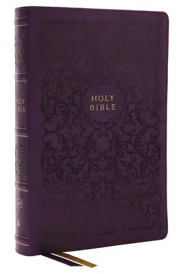 KJV Heilige Bibel, Center-Column Reference Bible, Lederweich, Lila, 73.000+ Querverweise, Rote Schrift, Daumenindex, Komfortdruck: King James Ver - KJV Holy Bible, Center-Column Reference Bible, Leathersoft, Purple, 73,000+ Cross References, Red Letter, Thumb Indexed, Comfort Print: King James Ver