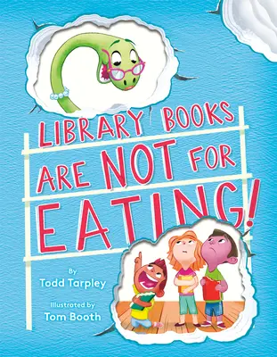 Bibliotheksbücher sind nicht zum Essen da! - Library Books Are Not for Eating!