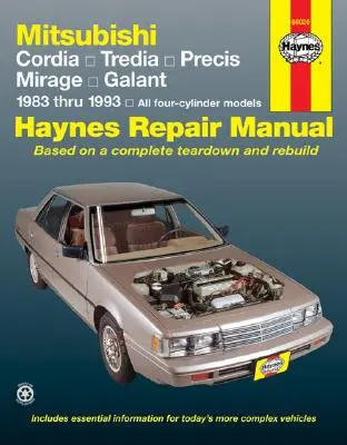 Mitsubishi Cordia, Tredia, Galant, Precis & Mirage (1983-1993) Haynes Reparaturhandbuch (USA) - Mitsubishi Cordia, Tredia, Galant, Precis & Mirage (1983-1993) Haynes Repair Manual (USA)