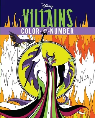 Disney Bösewichte Farbe-nach-Zahl - Disney Villains Color-By-Number