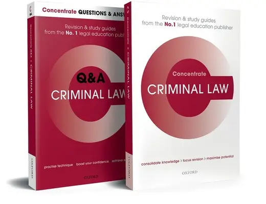 Strafrecht Revision Concentrate Pack: Rechtsrevision und Studienführer - Criminal Law Revision Concentrate Pack: Law Revision and Study Guide