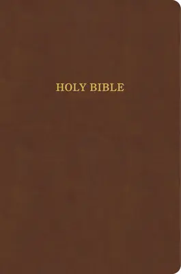 KJV Large Print Thinline Bible, Value Edition, braune Lederoberfläche: Heilige Bibel - KJV Large Print Thinline Bible, Value Edition, Brown Leathertouch: Holy Bible