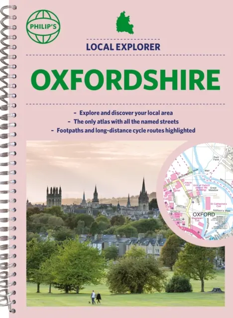 Philip's Local Explorer Straßenatlas Oxfordshire - Philip's Local Explorer Street Atlas Oxfordshire